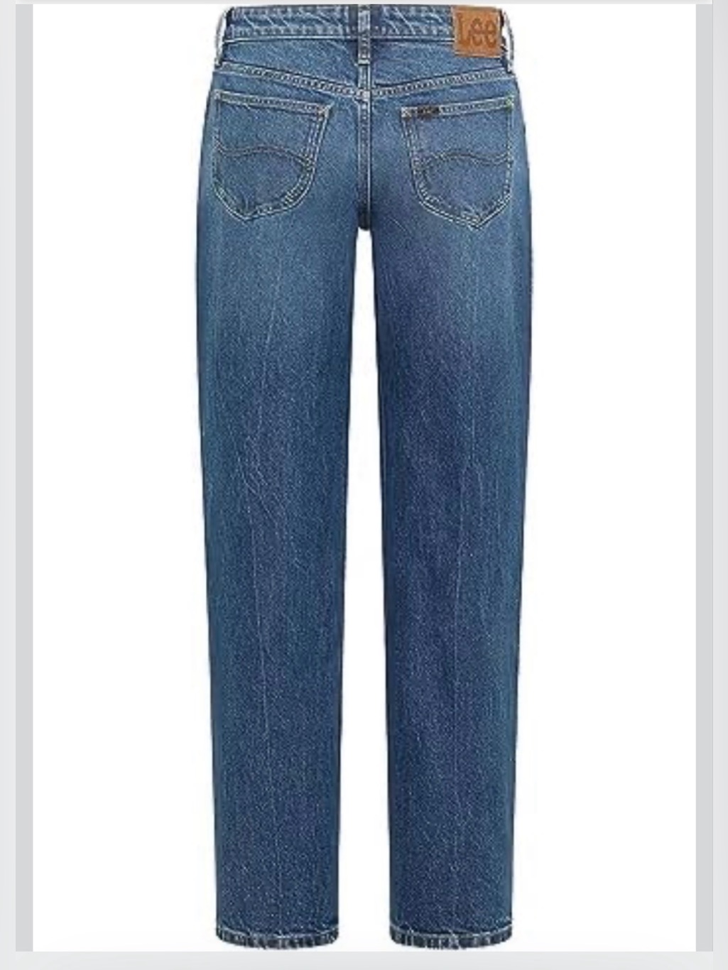 Lee Low Rise Jane Straight Leg New With Tags Blue Speed Color 31x33 — image 3 of 6